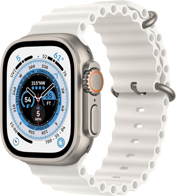 Premium Watch Ultra – USA Imported (White Ocean Band)