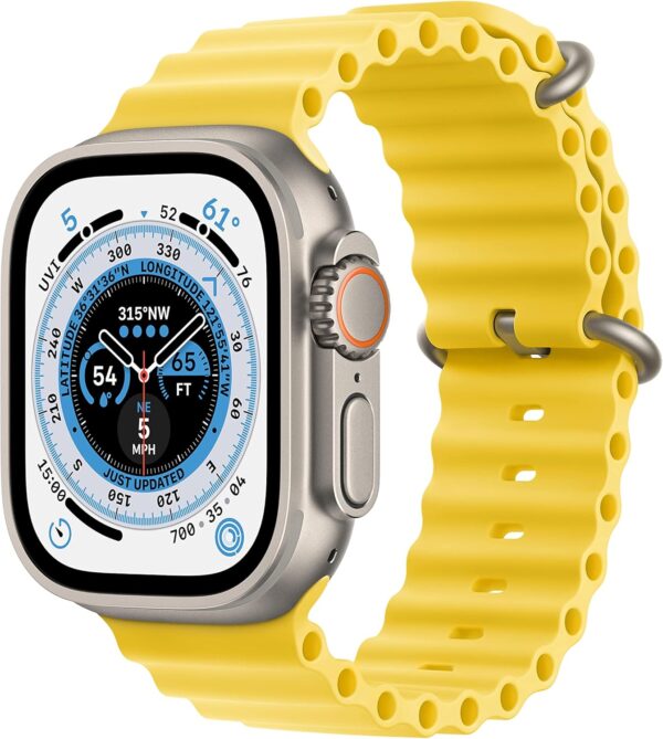 Premium Watch Ultra –USA Imported (Yellow Ocean Band)