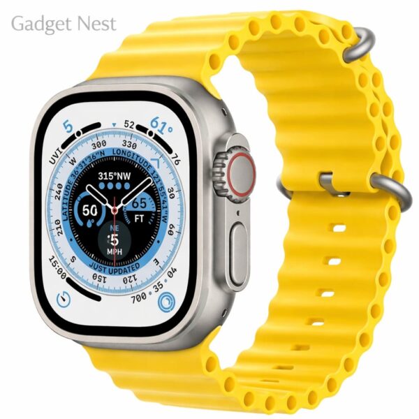 Premium Watch Ultra –USA Imported (Yellow Ocean Band)